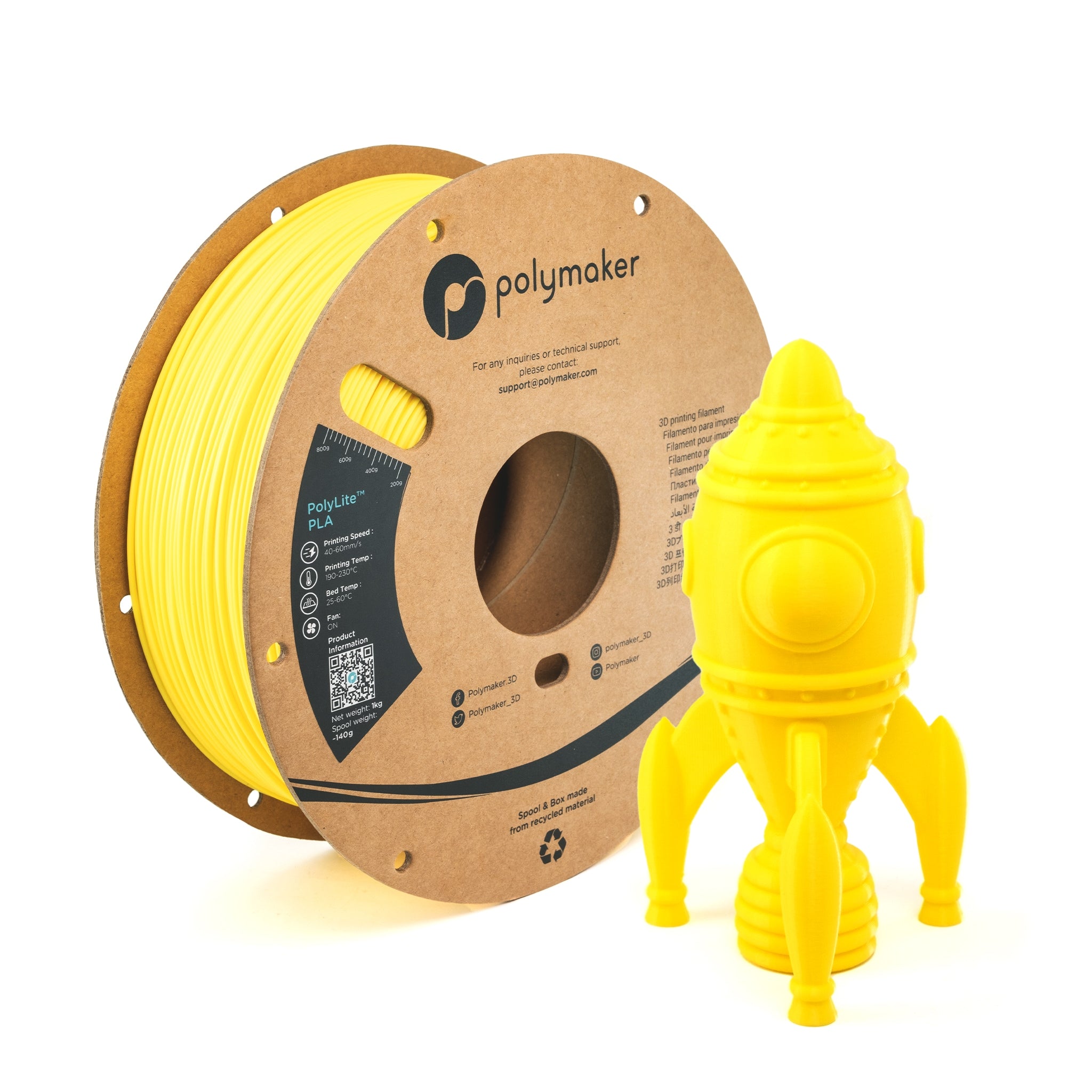 Polymaker Teal PLA Pro Filament - PolyLite™